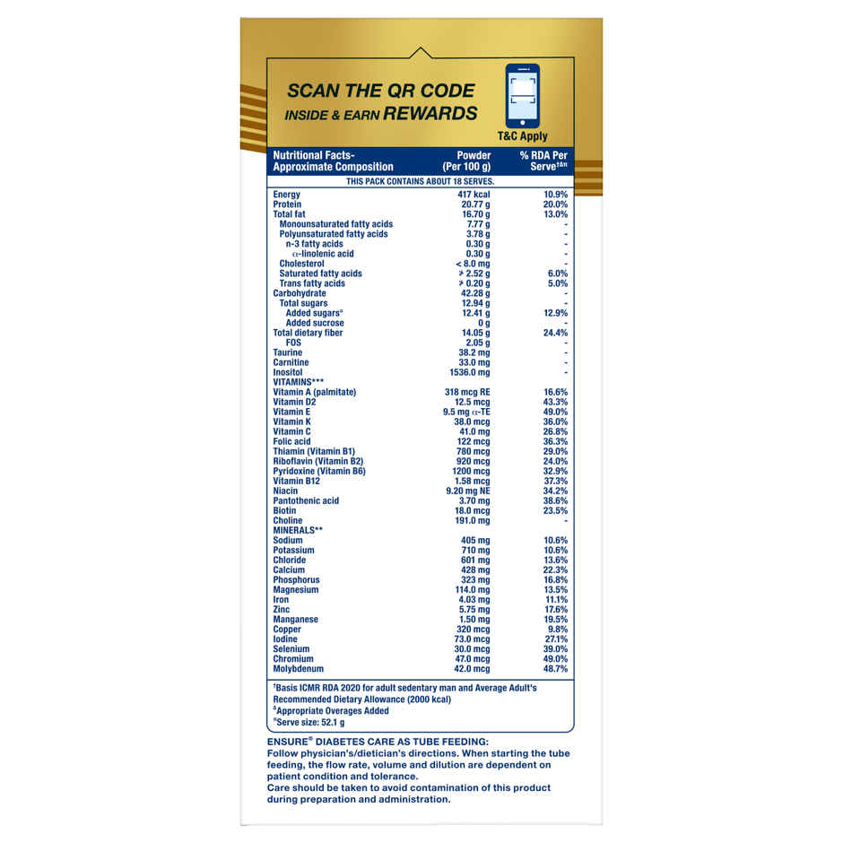 Ensure Diabetes Care Wholesome Wheat Drink Mix