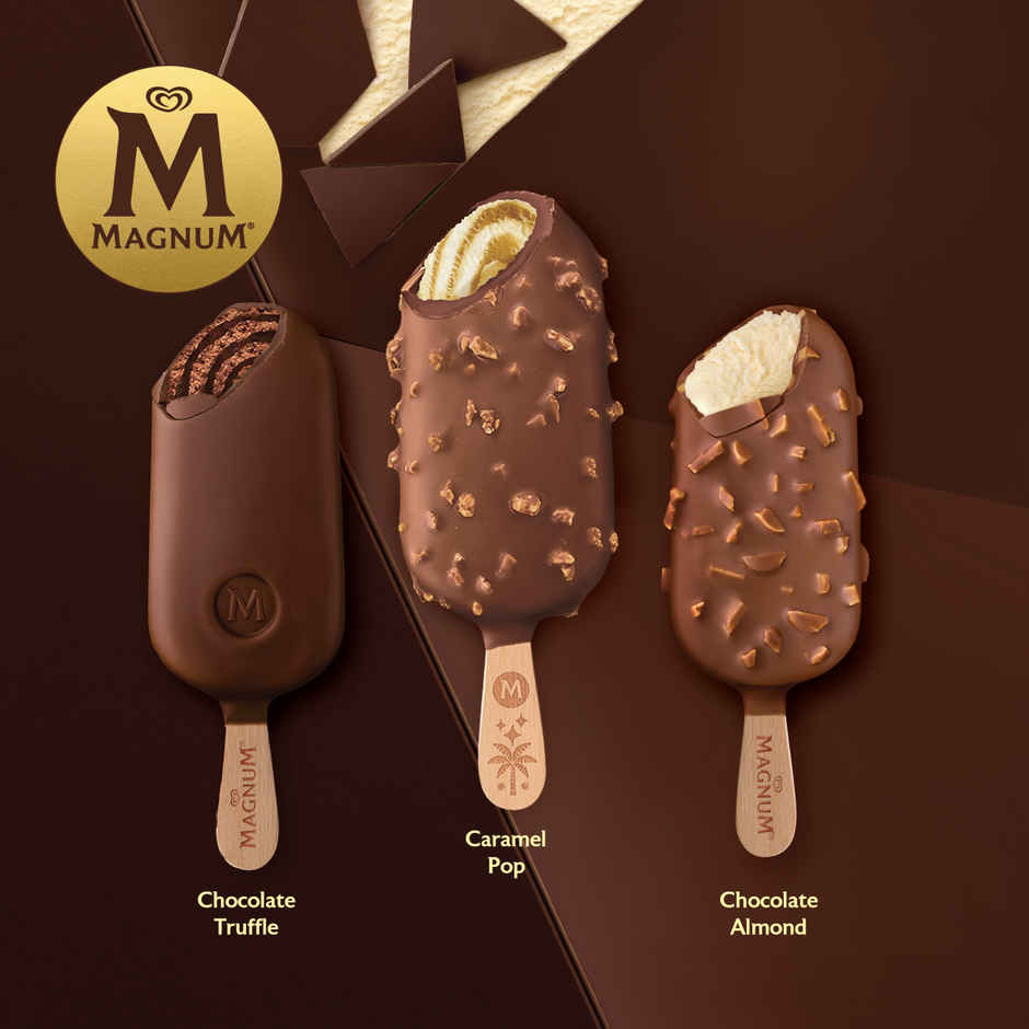 Kwality Wall Magnum Caramel Pop Ice Cream Stick  Combo 