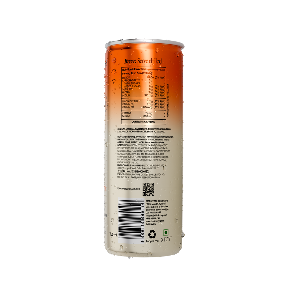 XTCY Orange Energy Drink Combo