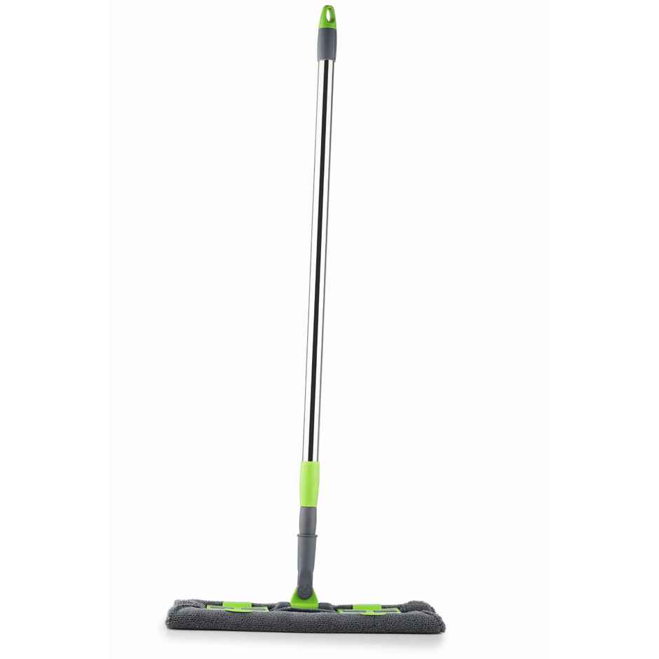 Proclean 360 Degree Flat Mop | With SS Handle - 41 Inch | With Refill Microfiber Cloth - 300 gsm - Assorted