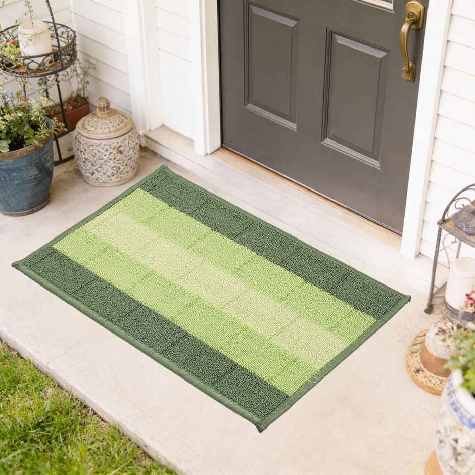 Status Iris Anti- Skid Mat | 38 x 58 cm | Green