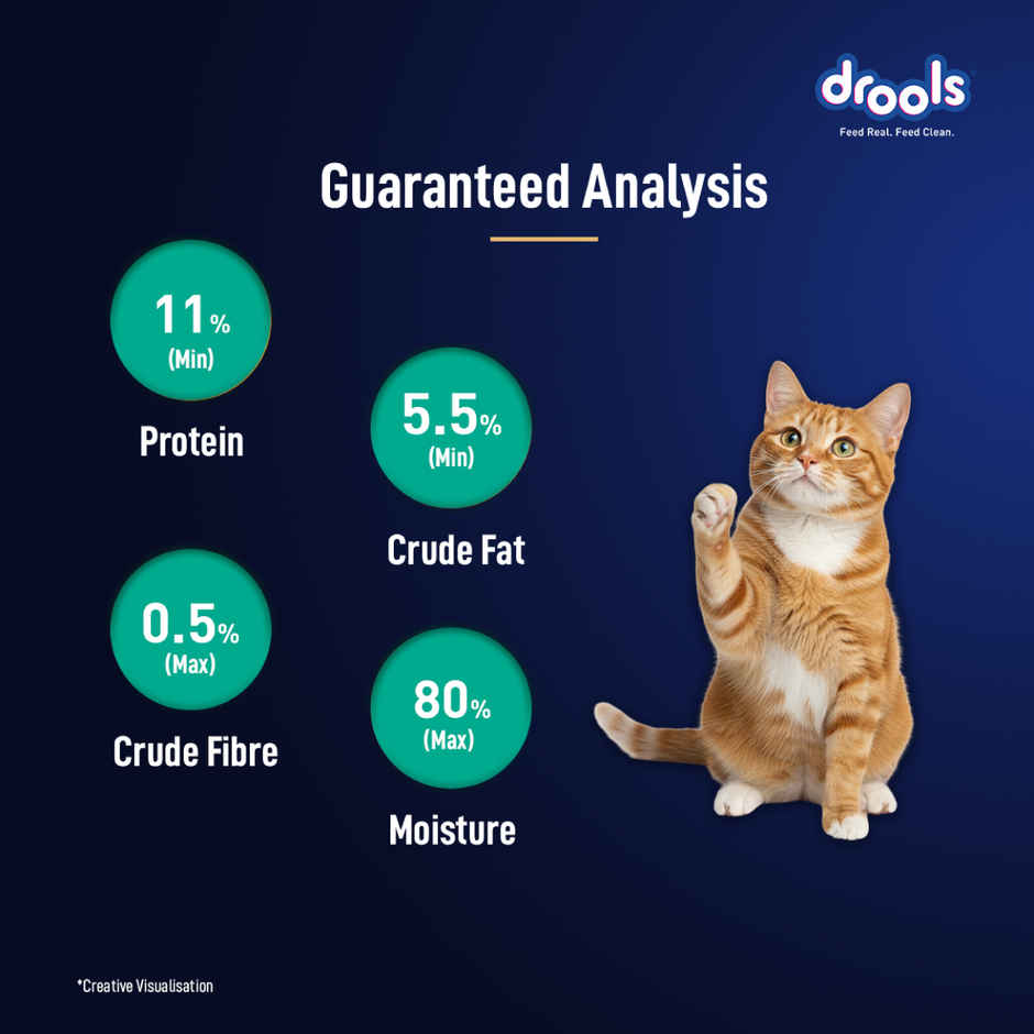 Drools Tuna Mousse Adult Cat Wet Food 80gm