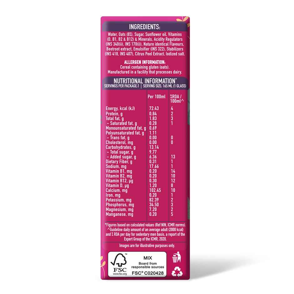 Only Earth Strawberry Oat Shake