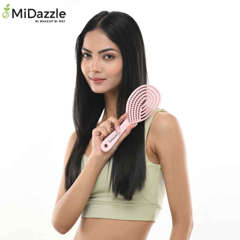 Midazzle Premium Gradient Pink 3D Hair Brush |MIHB0014