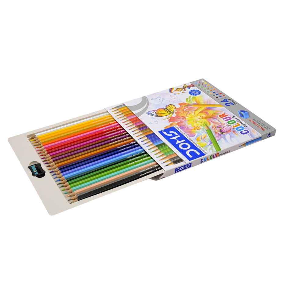 Doms Fsc 24 Shades Colour Pencil