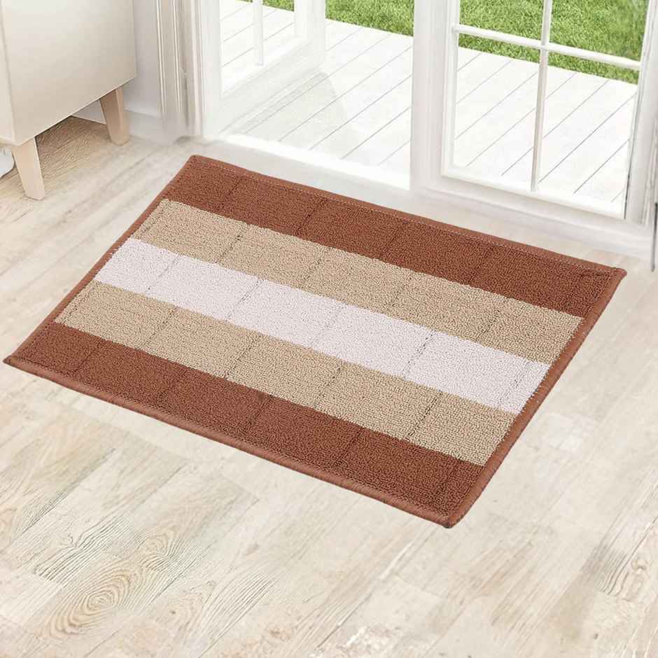 Status Iris Anti-Skid Mat | 38 x 58 cm | Brown