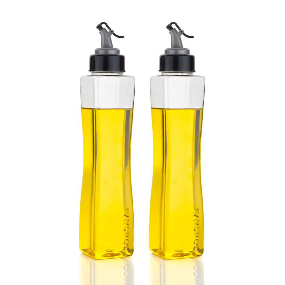 2Mech Plastic Concave Cooking Oil Dispenser | 800 ml | Set of 2