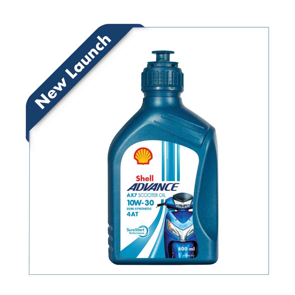 Shell Advance AX7 10W-30 API SN Synthetic Blend Scooter Engine Oil