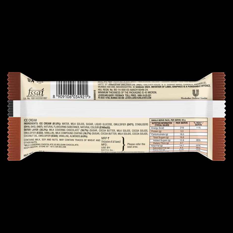 Kwality Wall's Magnum Chocolate Almond Ice Cream Stick