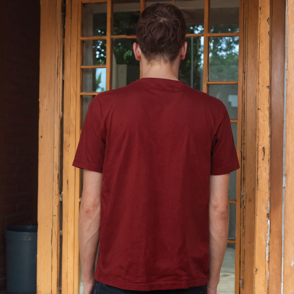EQL Men's NeoVerse Recycled T-shirt | Maroon - XL