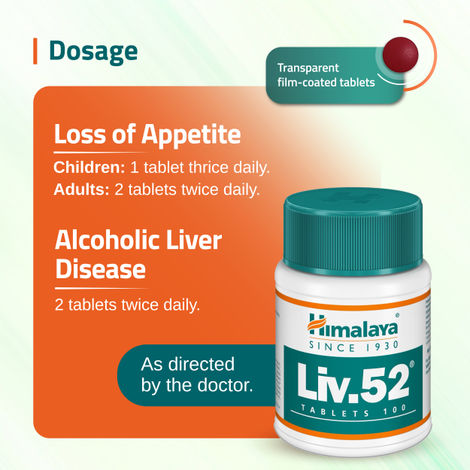 Himalaya Liv. 52 Liver Care Supplement Tablets