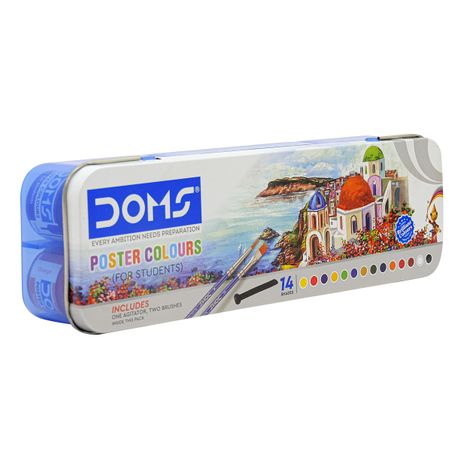 Doms 14 Shades Poster Colours