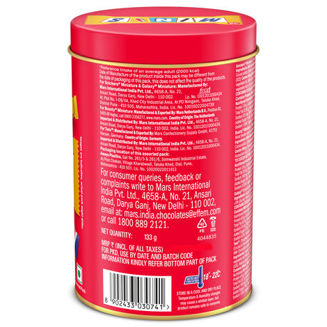 Snickers Best of Our Minis Chocolate Gift Tin