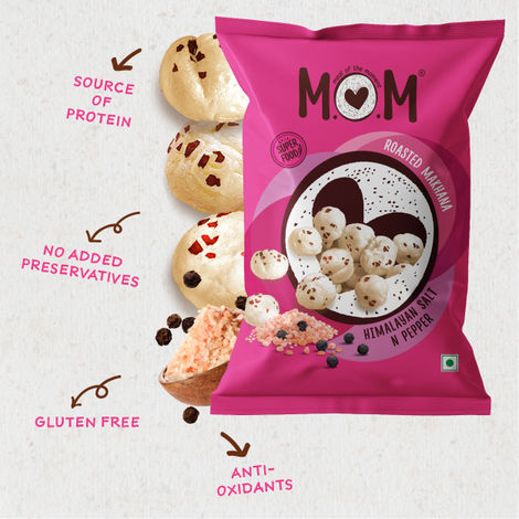 MOM Himalayan Salt & Pepper Roasted Makhana