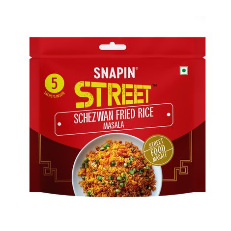 Snapin Street Schezwan Fried Rice Masala Sachet Pouch