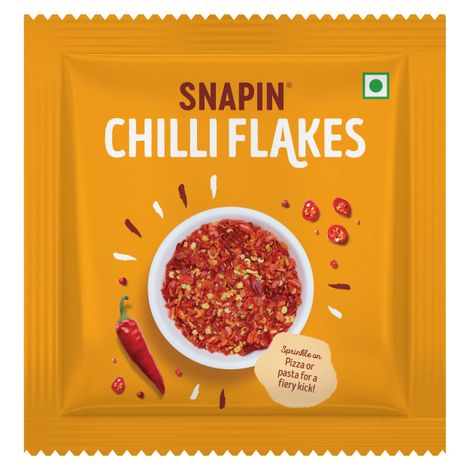 Snapin Chilli Flakes Sachet Pouch