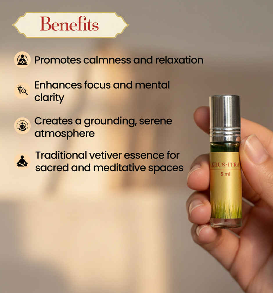 Khus Itra | Traditional Fragrance | Pujashree