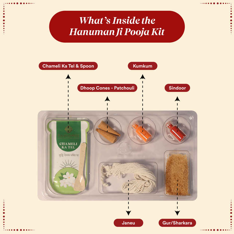 Hanumanji Puja Kit Small