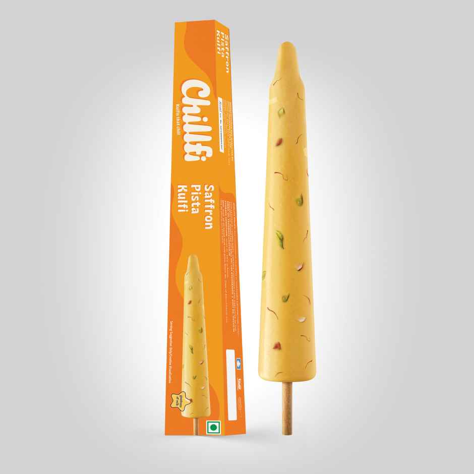 Hocco Saffron Pista Tillewali Kulfi Ice Cream Stick