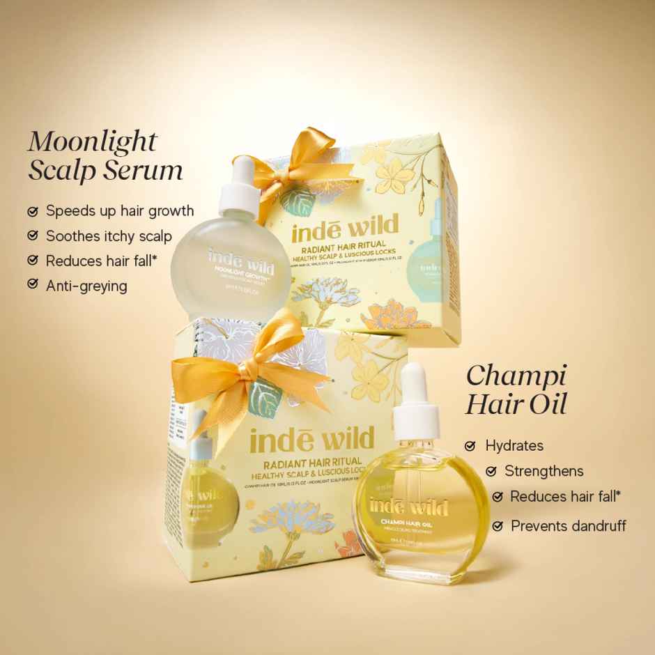 inde wild Radiant Hair Ritual Minis Kit | Hair Care Essentials