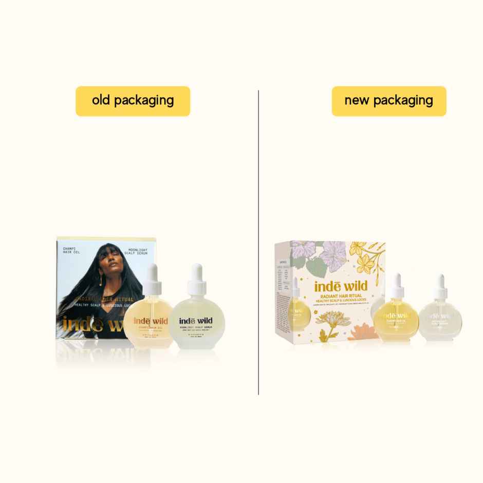 inde Wild Radiant Hair Ritual Minis Kit