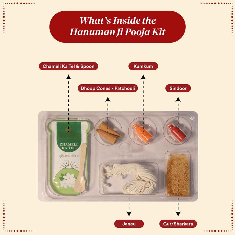 Hanumanji Puja Kit Small