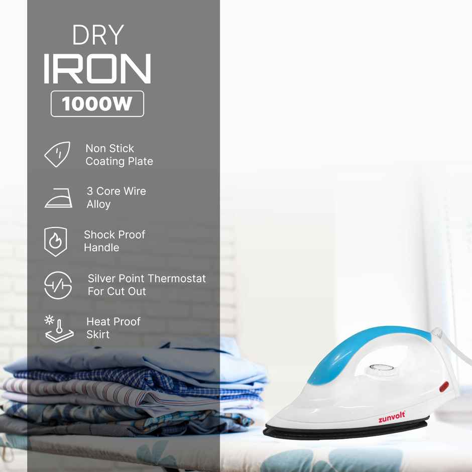 Zunvolt Dry Iron 1000 Watt