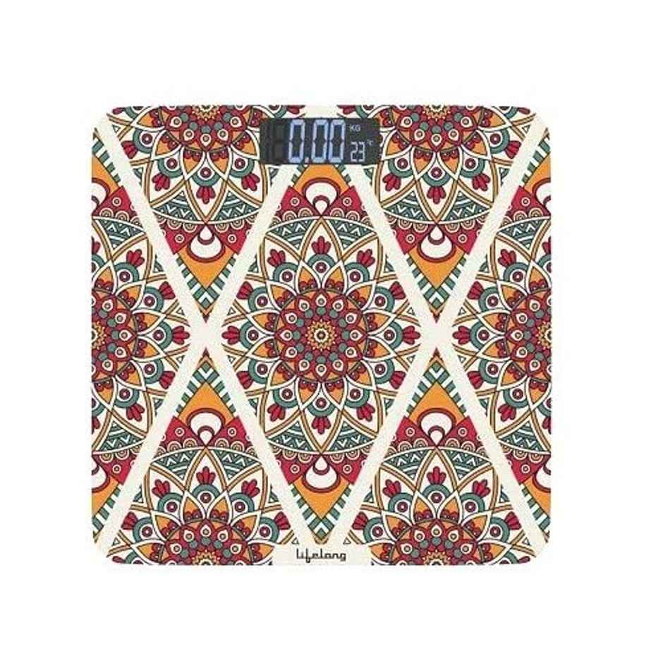 Lifelong Bloom LLWS54 Body Weighing Scale (Indian Cultural Series - Rajasthan Rural) LCD Display