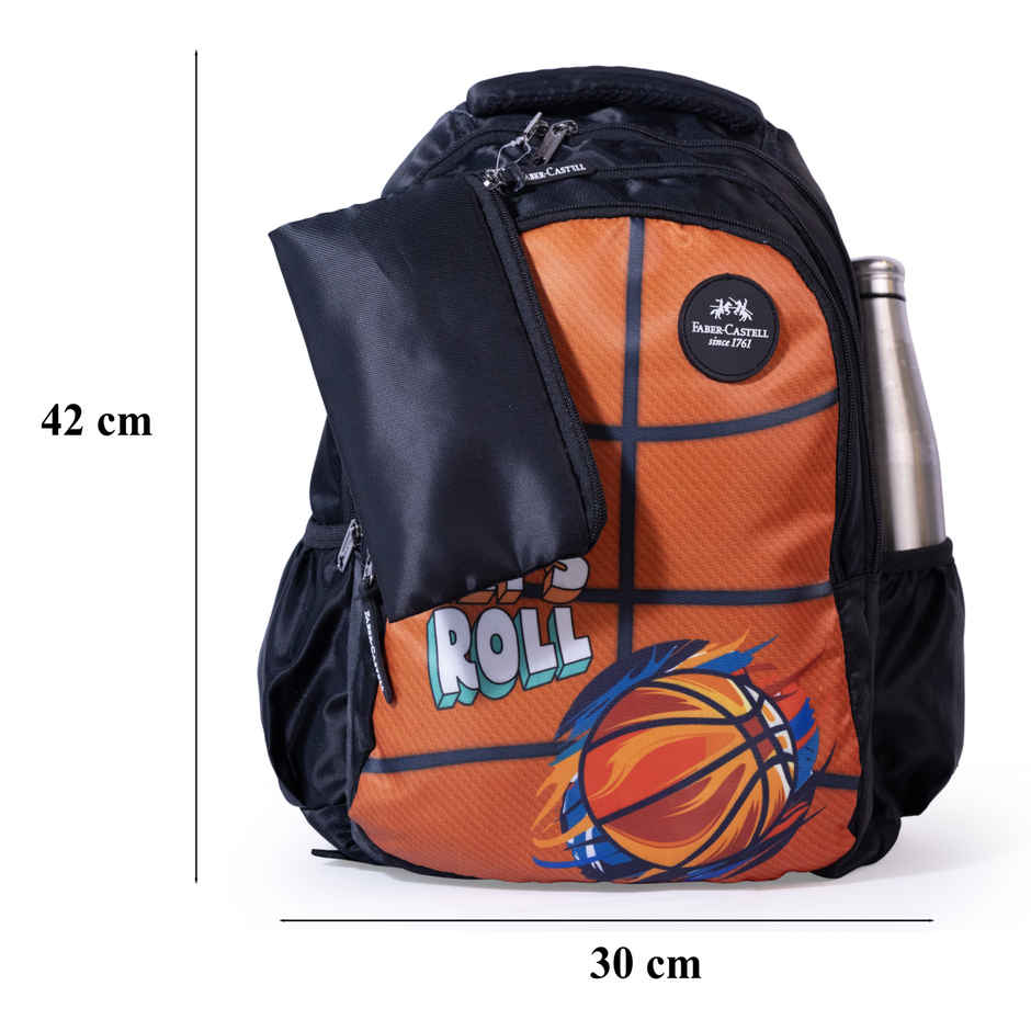 Faber Castell-School Bag- Pp1- Basket B - 6Yrs + Orange