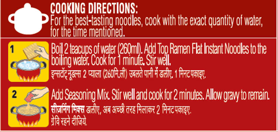 Top Ramen Curry Veg Instant Noodles