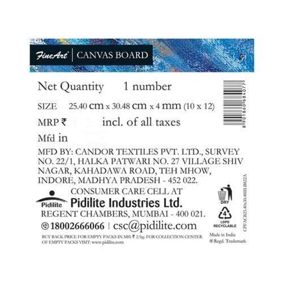 Fevicryl Fine Art Canvas Board