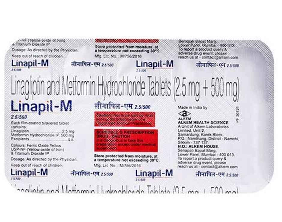 Linapil-M 2.5/500 Tablet