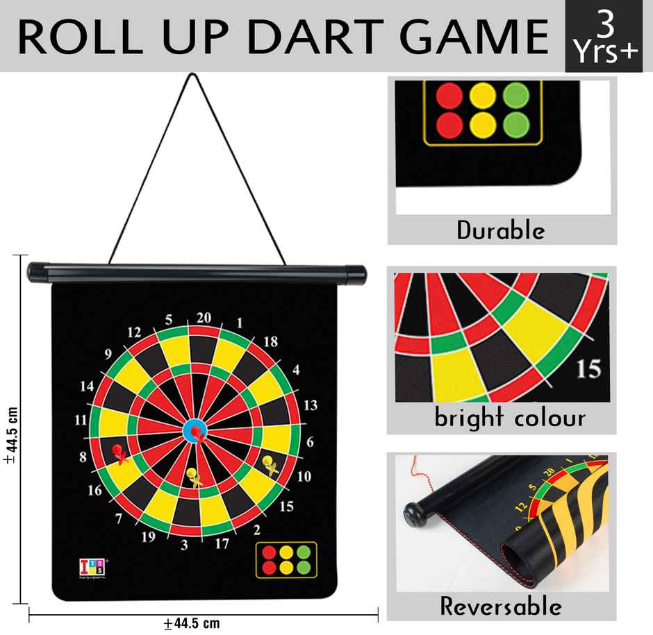 Magnetic Dart Game- Roll Up
