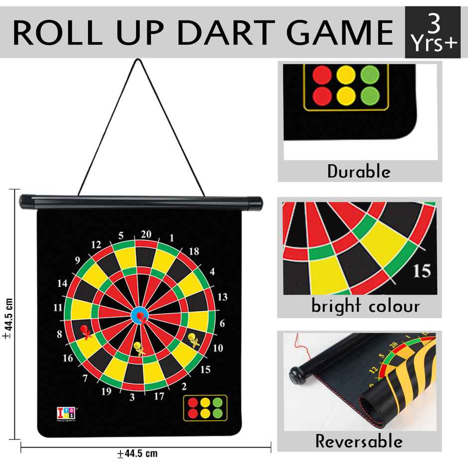 Magnetic Dart Game- Roll Up