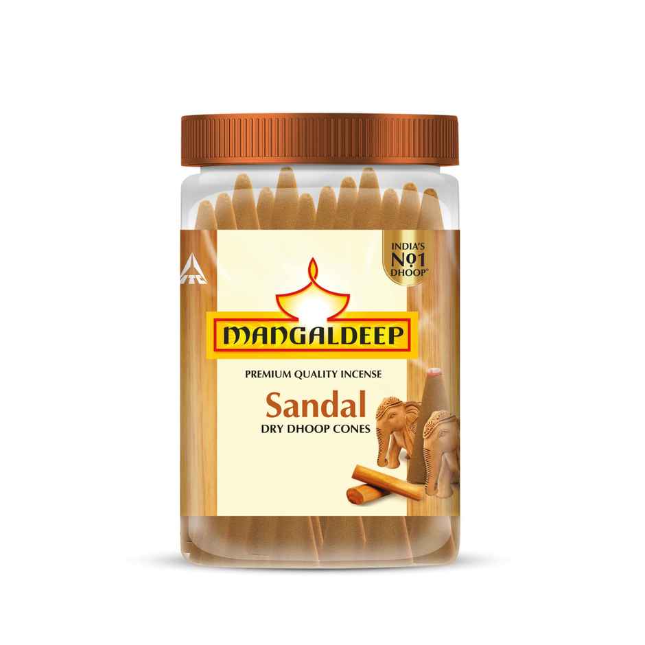 Mangaldeep Dry Dhoop Cones - Sandal