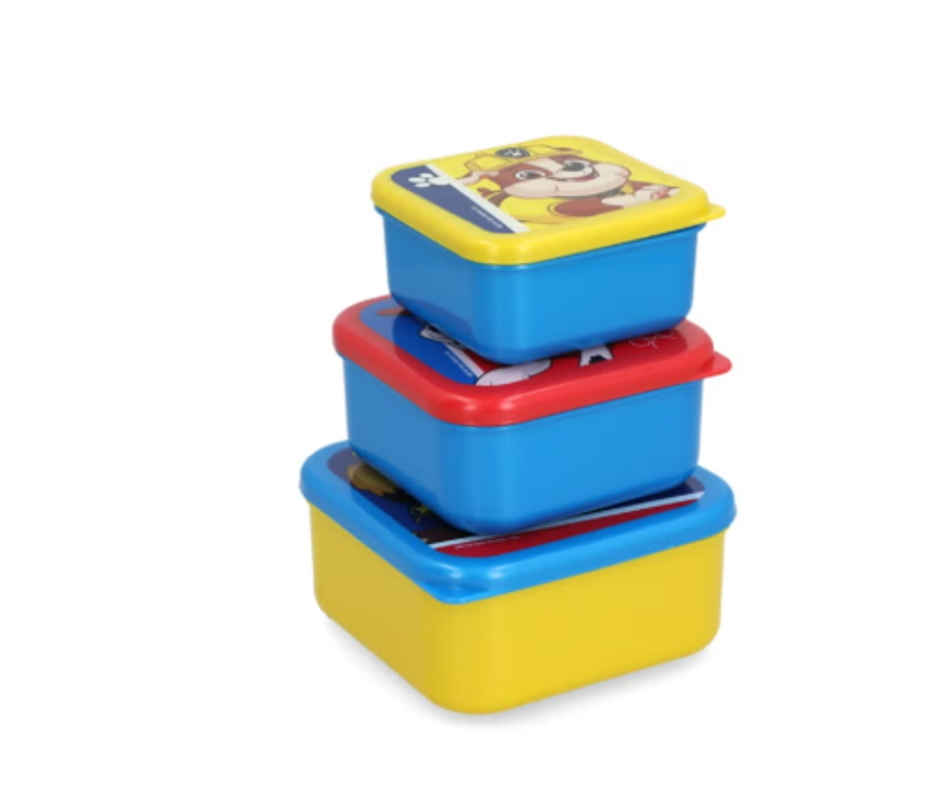 Striders Nesting Snack Boxes Set Paw Patrol Pup Power