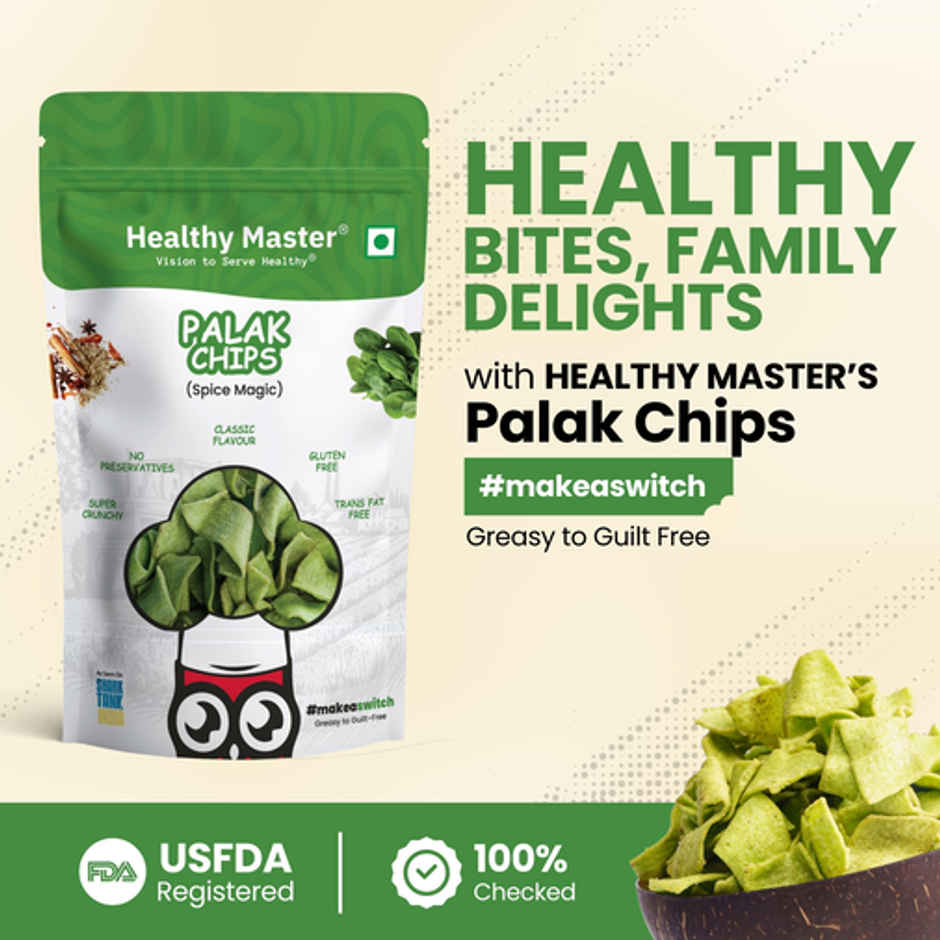 Healthy Master Palak Chips