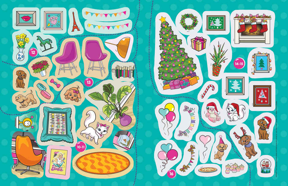 Dreamland Barbie Dreamhouse Adventures Sticker Activity Book | 16 Pages