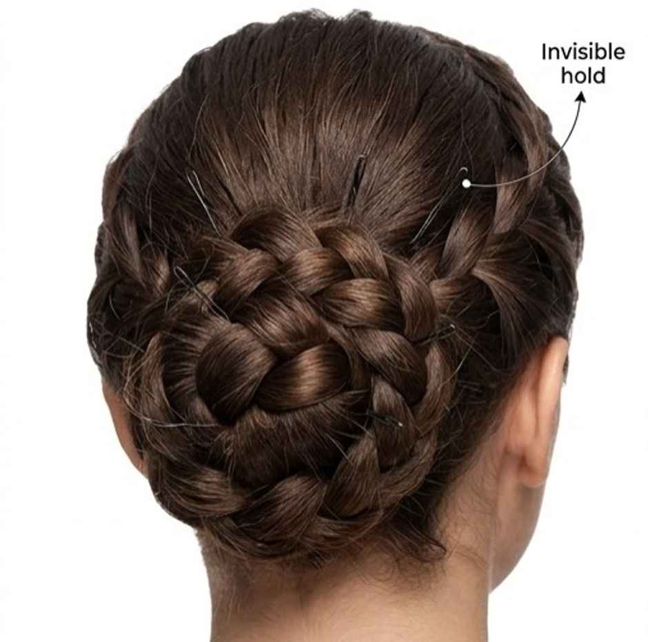 Super Thin Invisible Juda Pin for Girl's and Women's | Multicolor - 45 mm