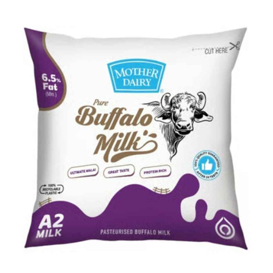 Mother Dairy A2 Buffalo Fresh Milk | Pouch