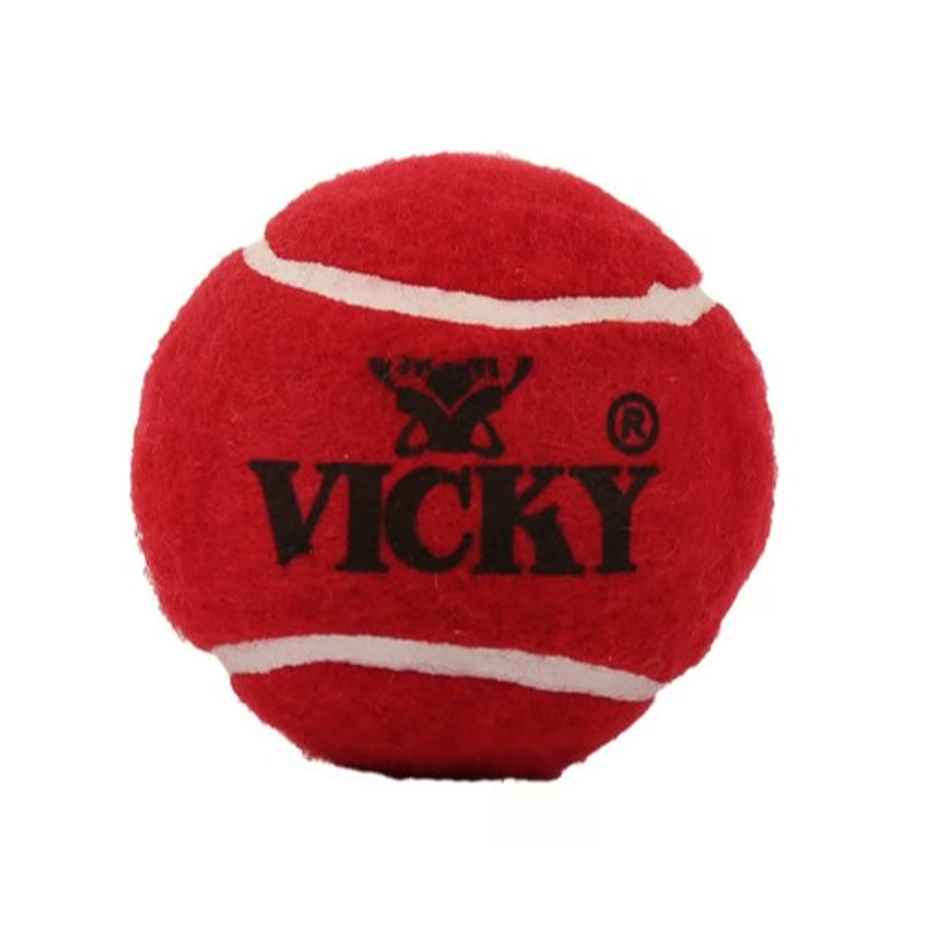 Vicky Heavy Weight Rubber Cricket Ball - Durable & Reliable (pack of 6)