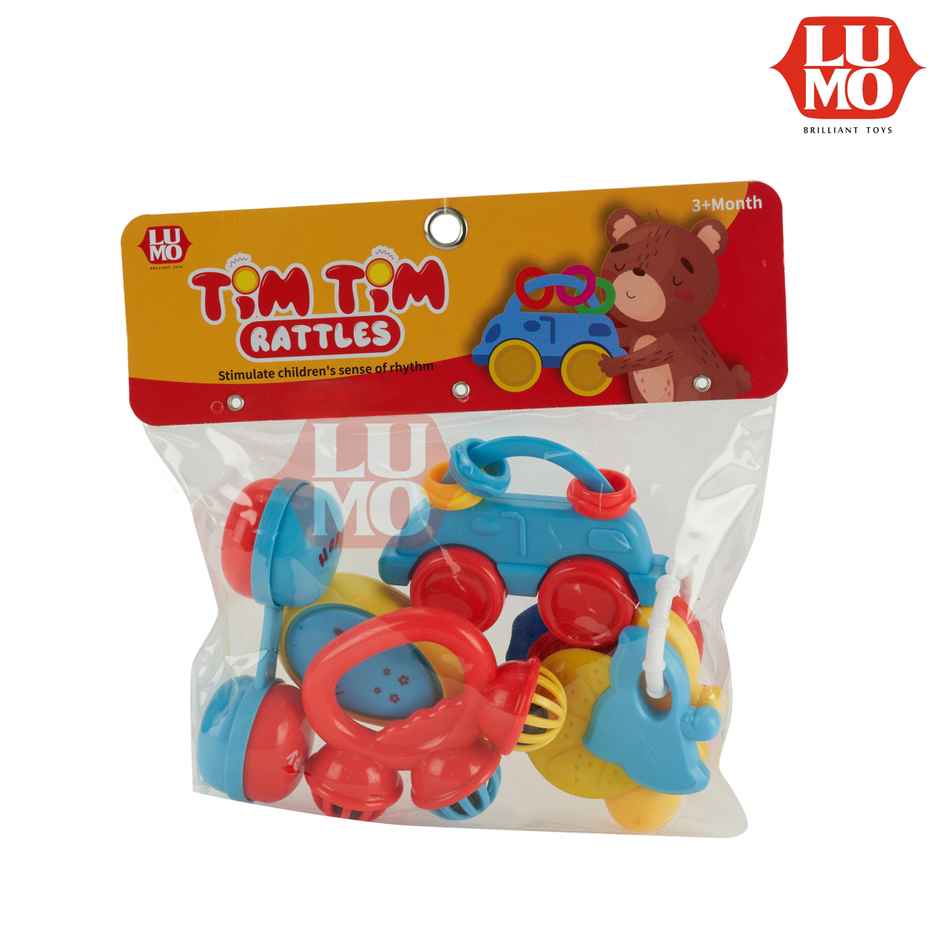 Lumo Tim Tim Rattles - 5 Pcs