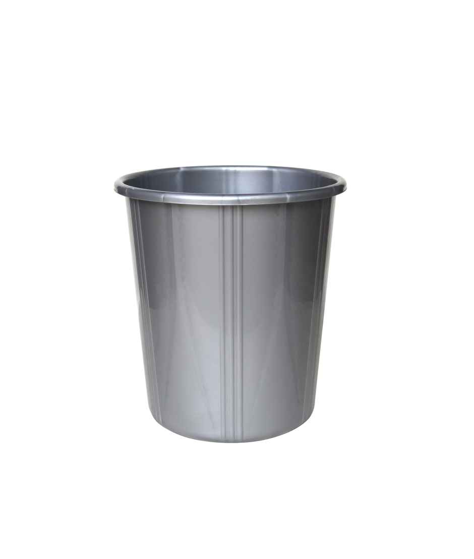 Princeware Garbage Bucket/round Dustbin- 12 Liters- Grey