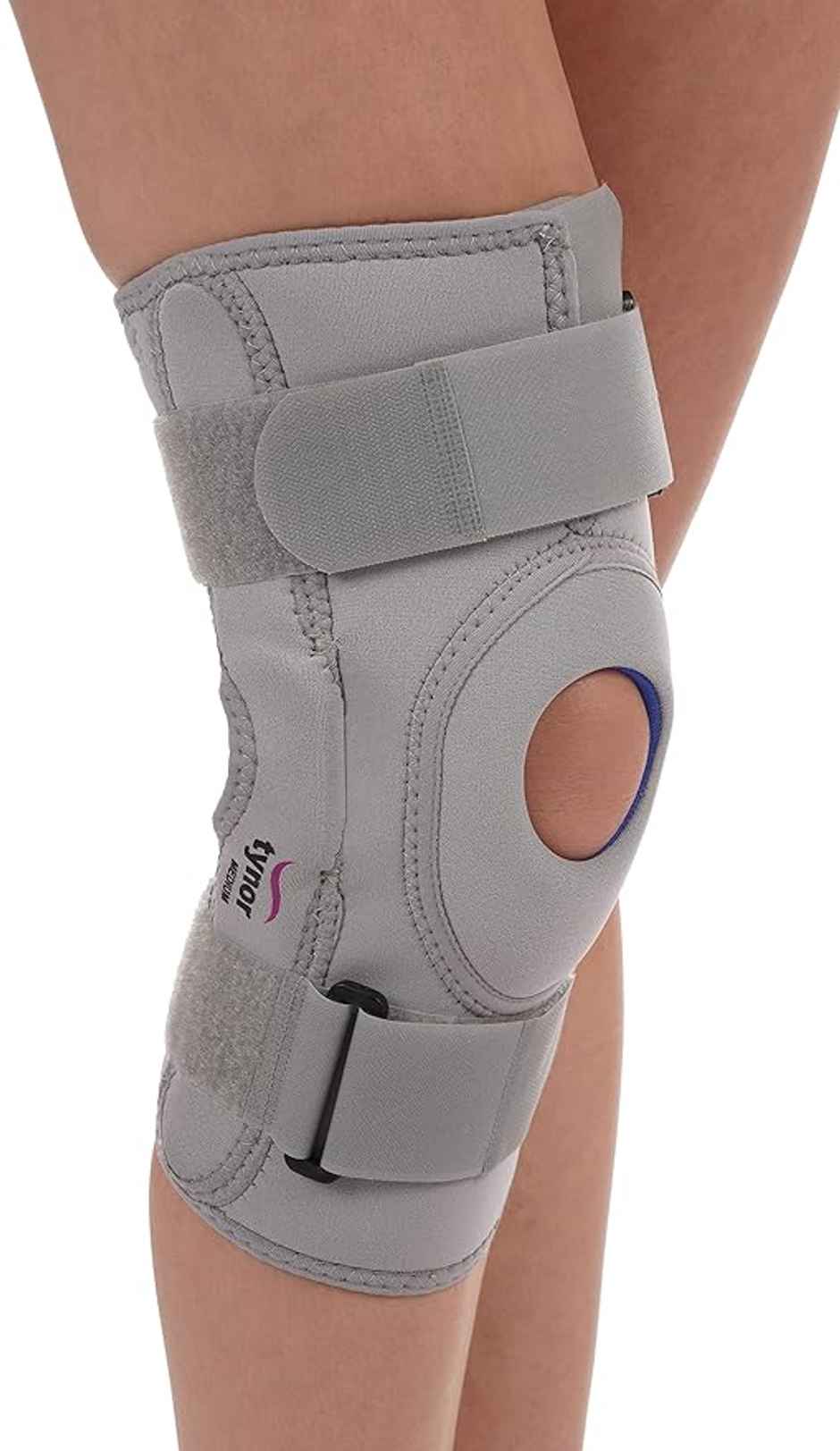 Tynor Knee Support Hinged (Neoprene) Grey L