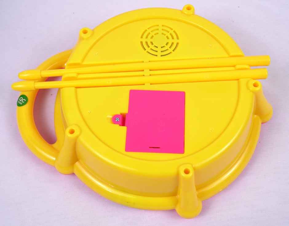 Toyshine Flash Drum With 3D Lights For (2-4) Year Kids Boy Girl