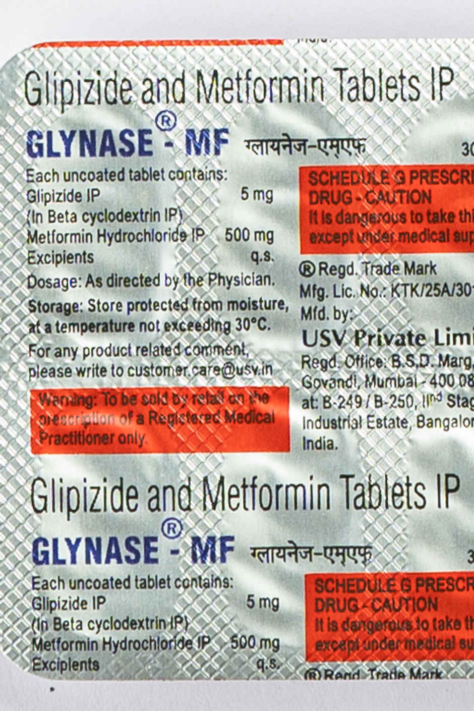 Glynase-MF Tablet