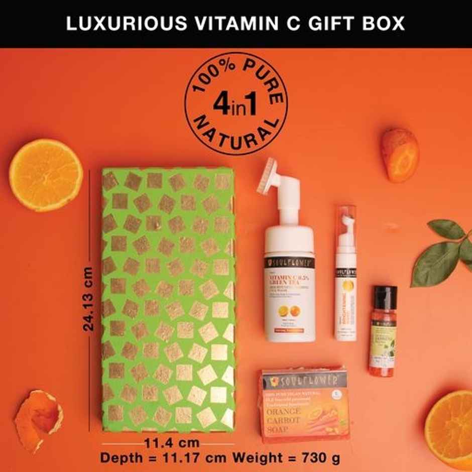 Soulflower Vitamin C Orange Glam Box