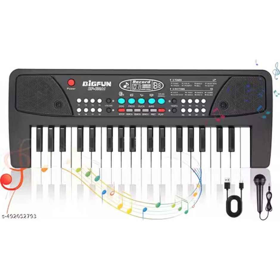 Fablue 37 Key Piano Keyboard Toy for Kids and Adults | Piano with Microphone | Musical Toy for Kids