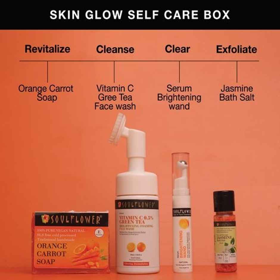 Soulflower Mothers Day Vitamin C Orange Glam Box | Gifting Set for Her 1.0 PIECE