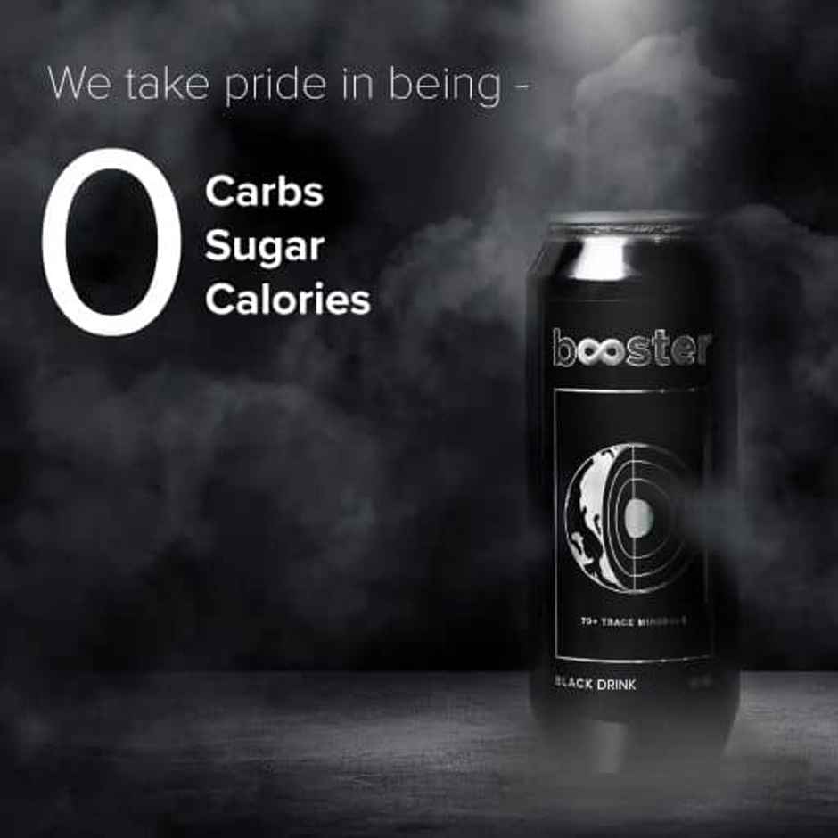 Booster Water Black Alkaline Water